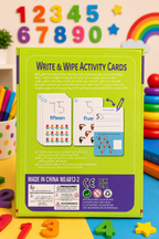 123 WRITE AND WIPE ACTIVITY CARDS