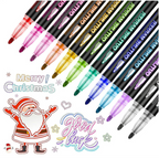 12 Colors Outline Gel Marker Set