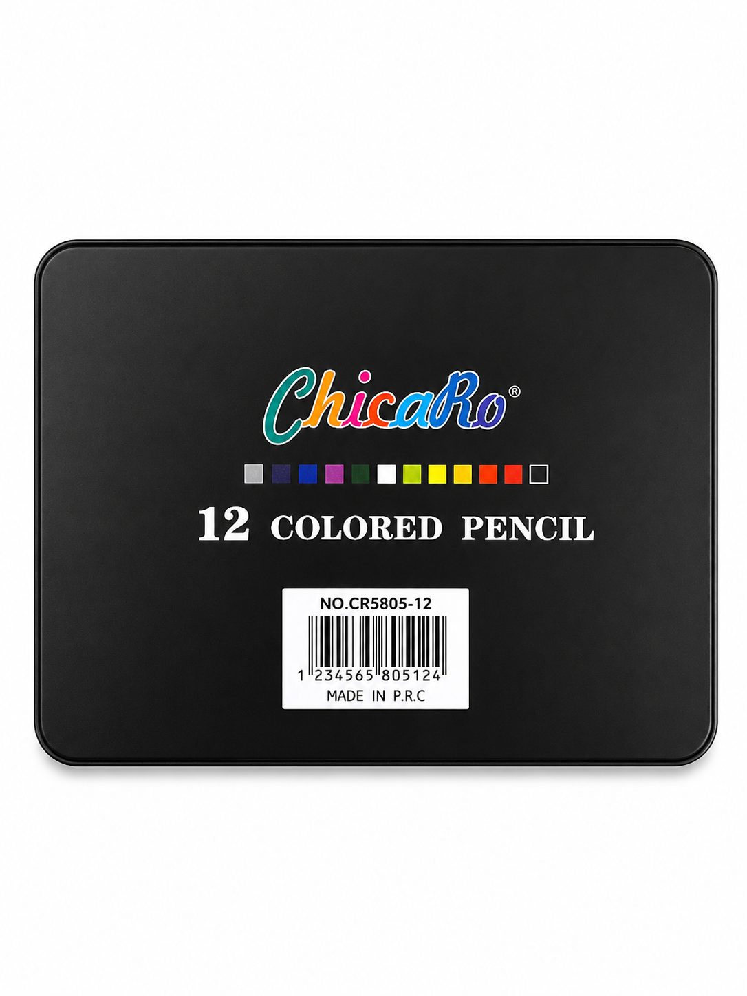 CHICARO COLOR PENCILS SET - METAL BOX