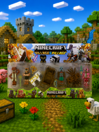 MINECRAFT VILLAGE & PILLAGE 7PCS