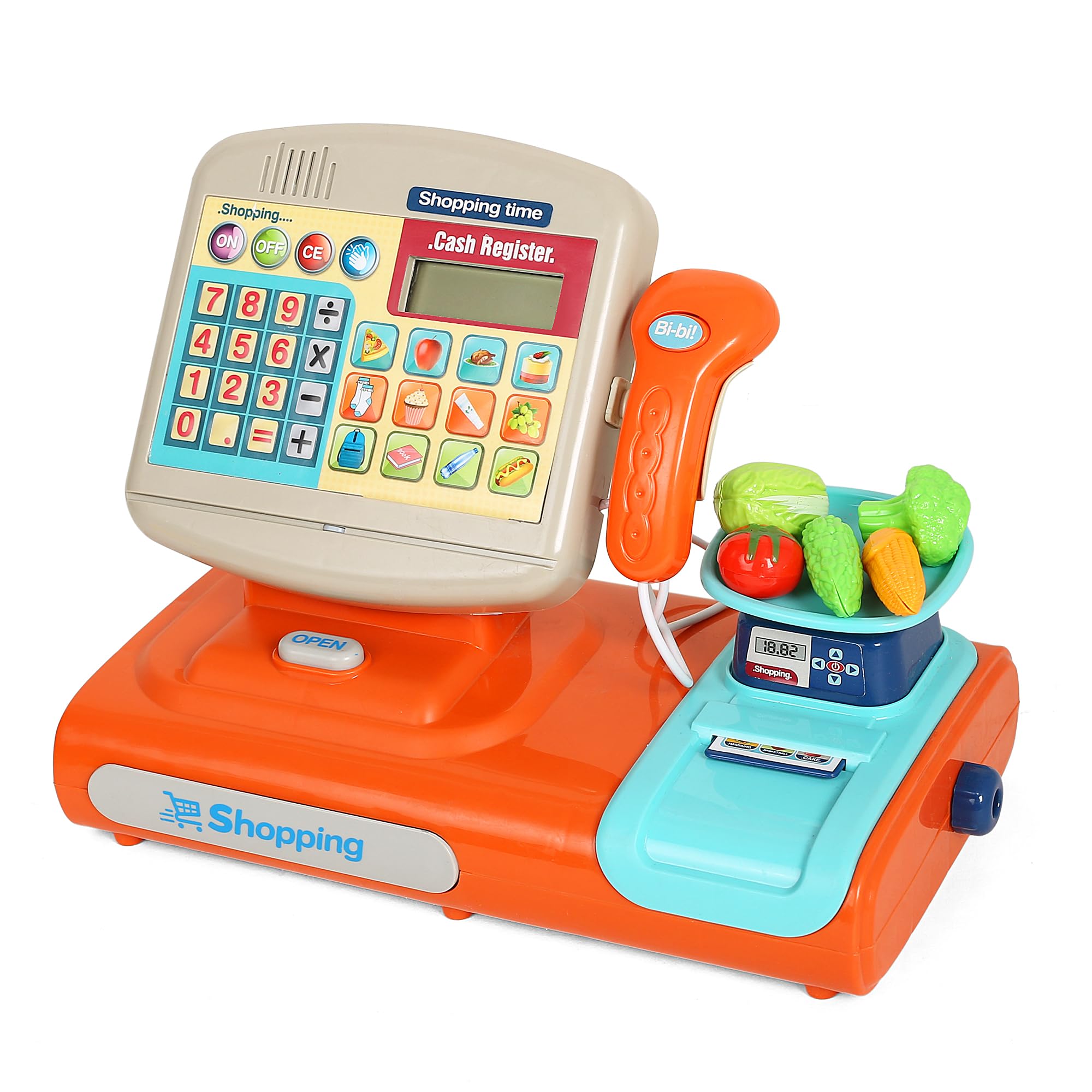 CASH REGISTER GREY &B ORANGE CF8533
