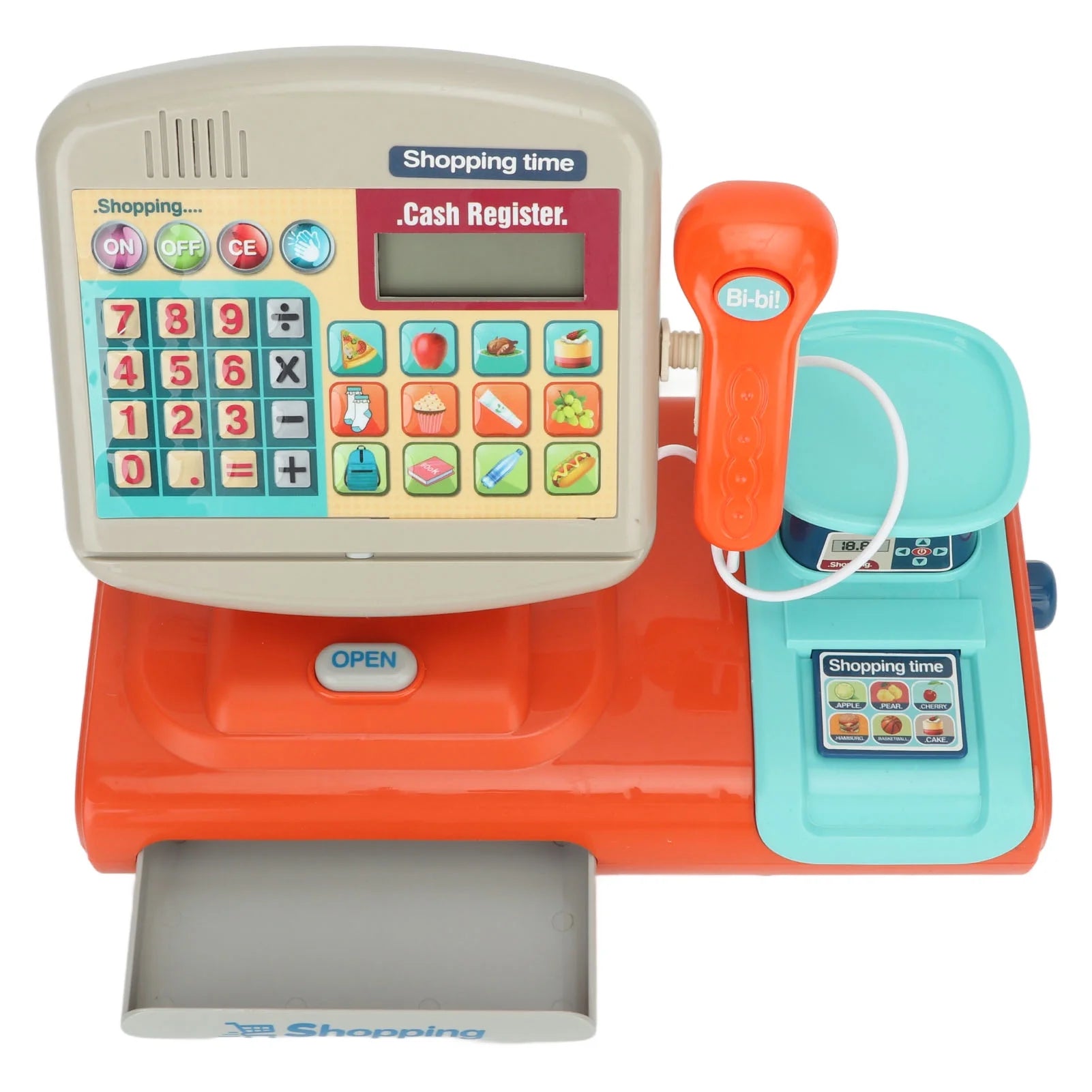 CASH REGISTER GREY &B ORANGE CF8533