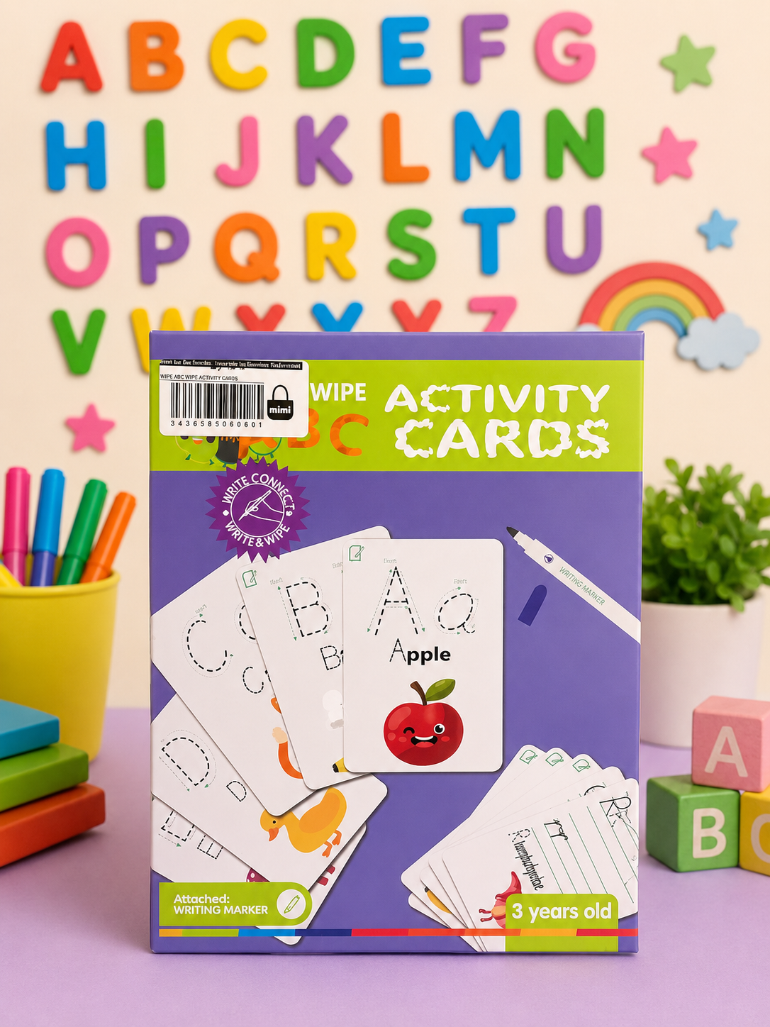 ABC WRITE AND WIPE ACTIVITY CARDS