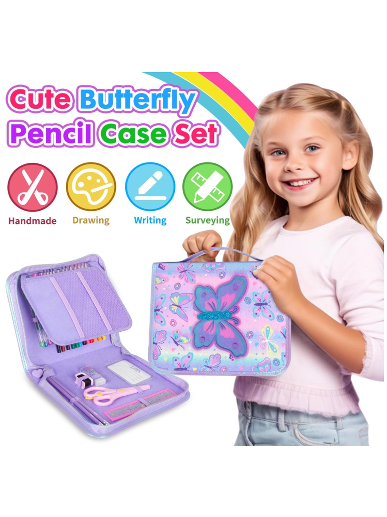 VEST Butterfly Arts Coloring Set