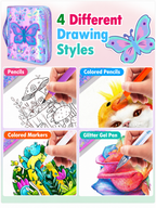 VEST Butterfly Arts Coloring Set