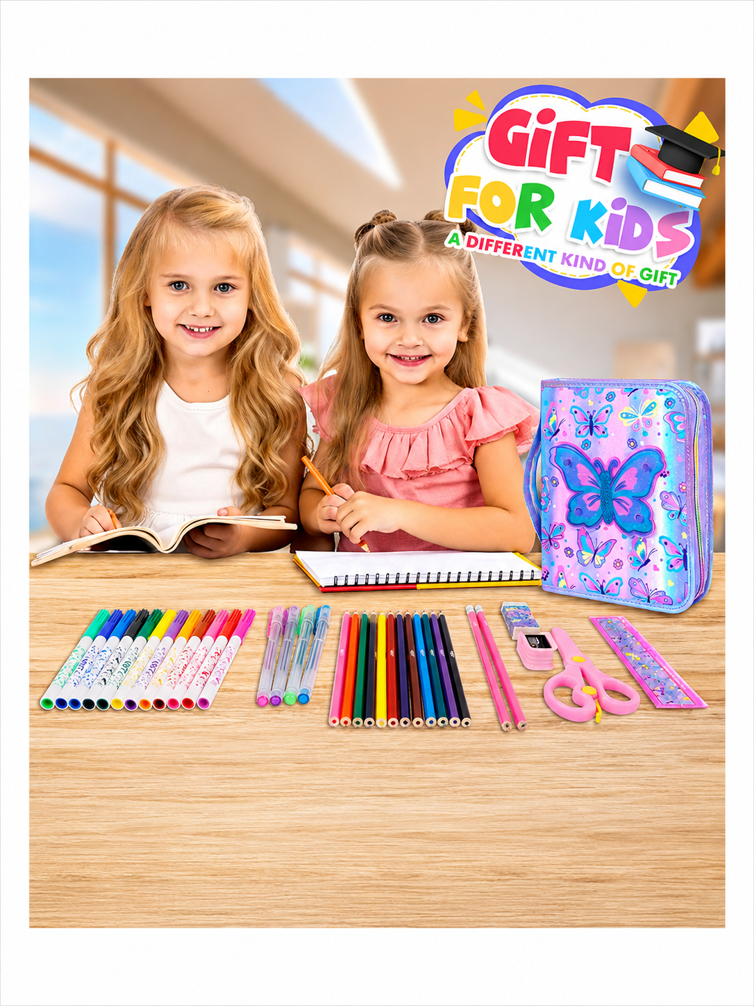 VEST Butterfly Arts Coloring Set