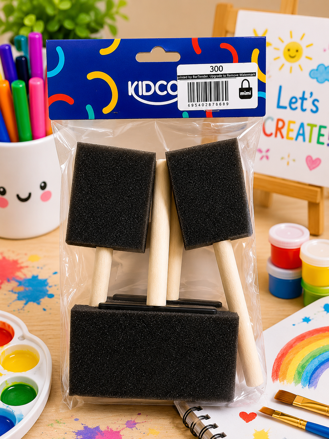 FOAM SPONGE BRUSH SET