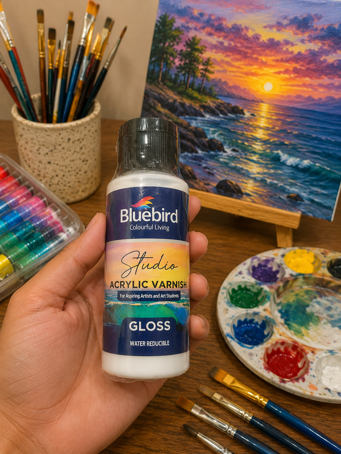 BLUEBIRD ACRYLIC VARNISH GLOSS
