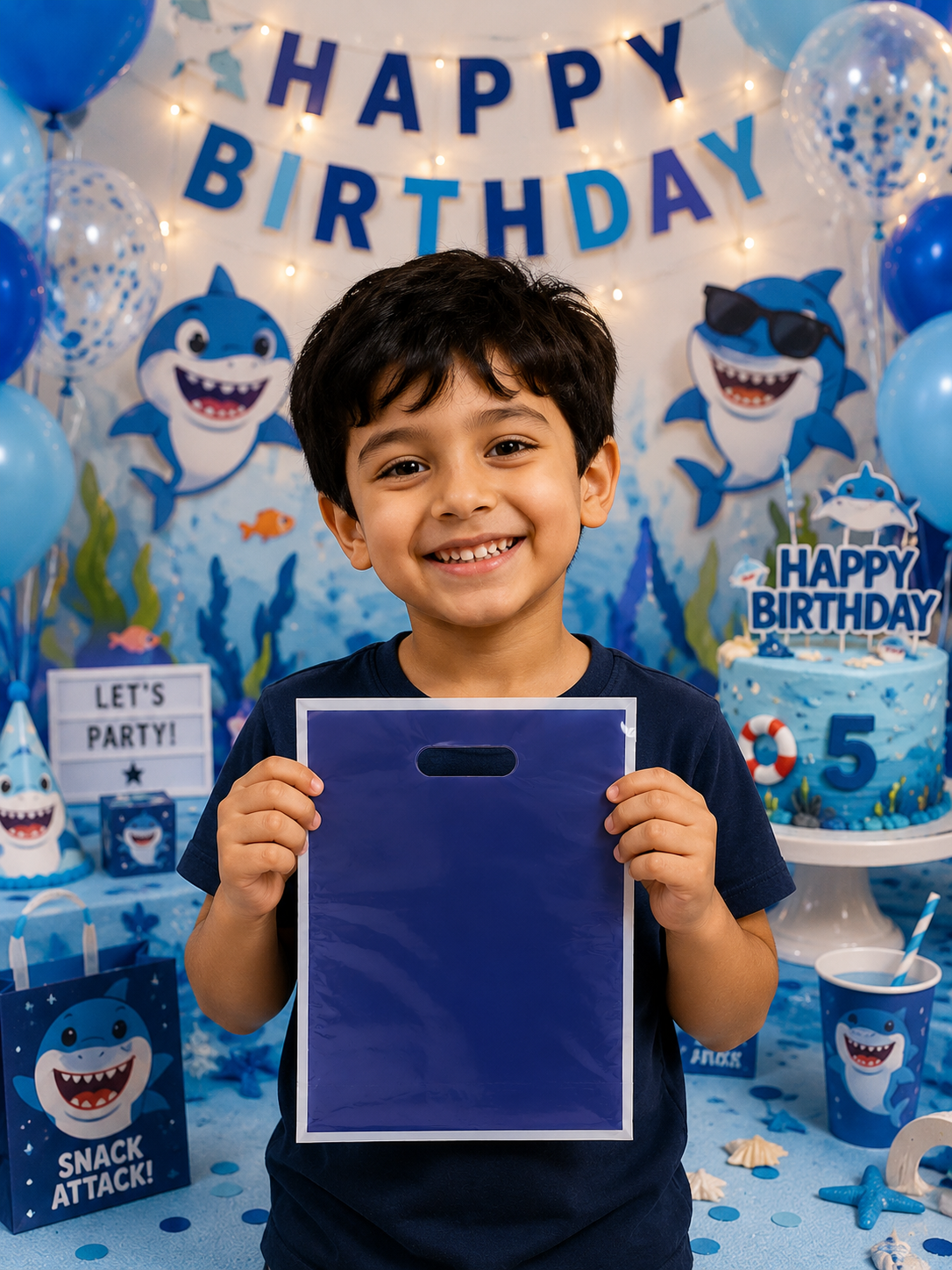 BLUE GOODY BAGS 10 PCS PACK