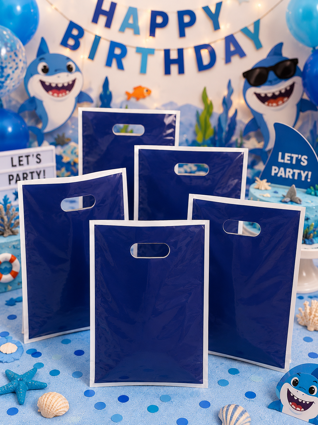 BLUE GOODY BAGS 10 PCS PACK