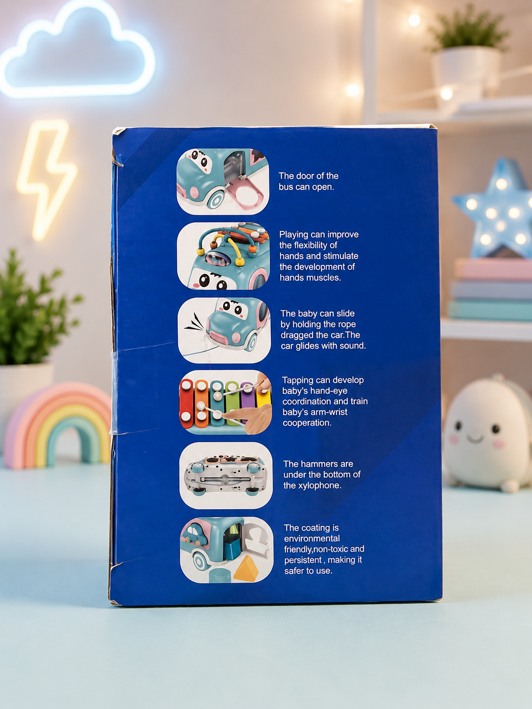 Musical Activity Bus Toy
