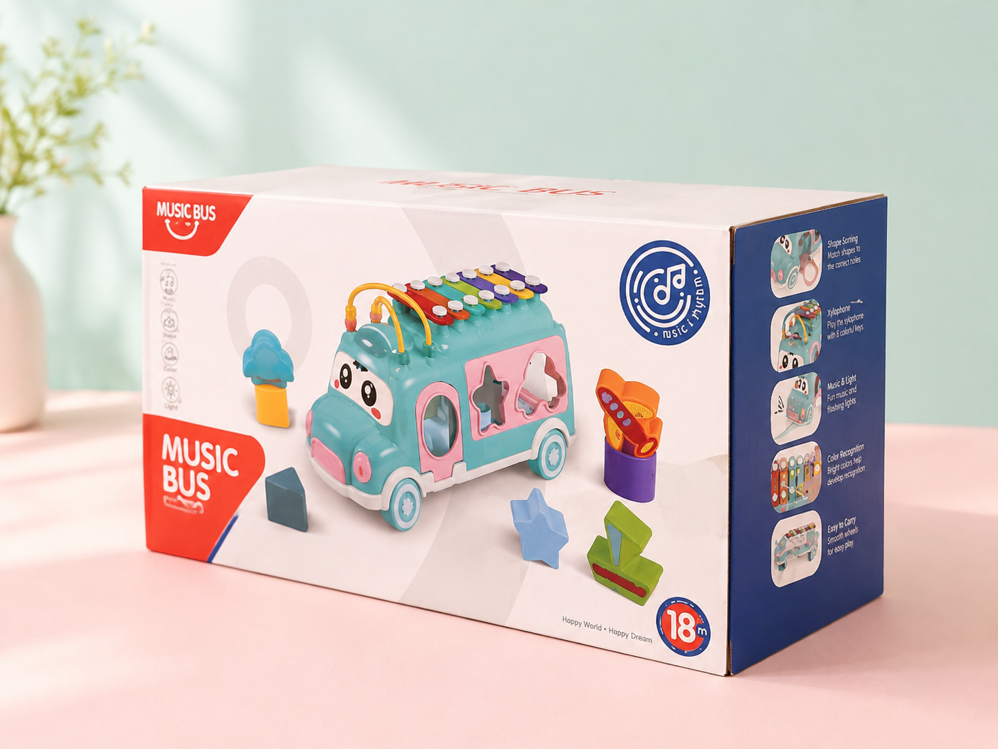 Musical Activity Bus Toy Secondary image