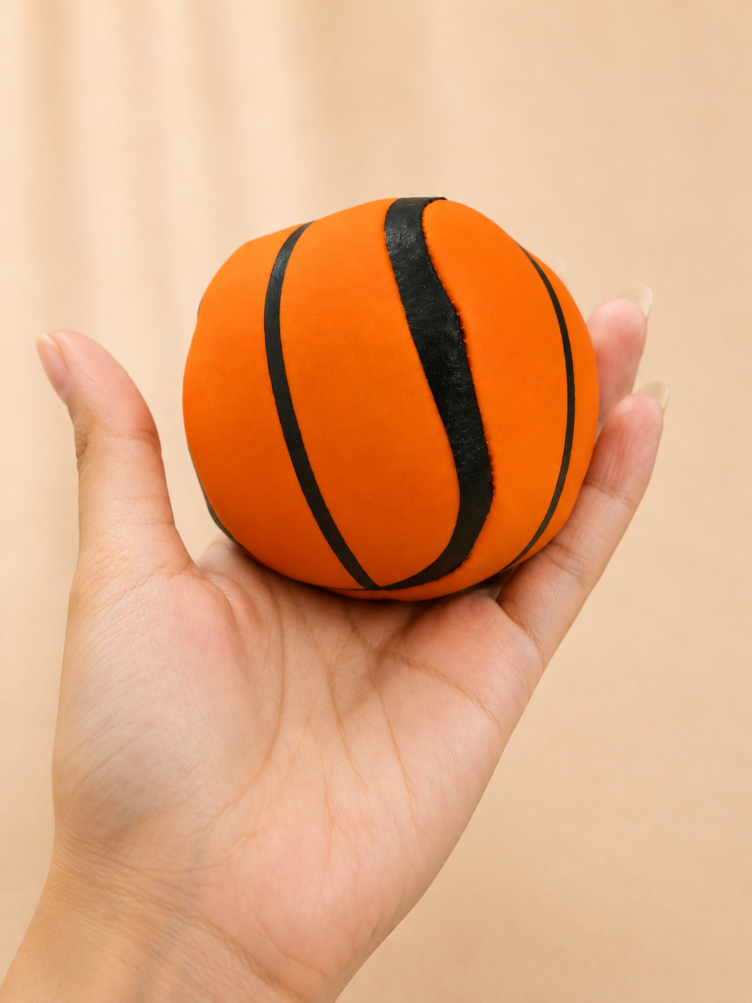 Basketball Sand Ball – Soft Squeeze & Stress Relief Toy Secondary image