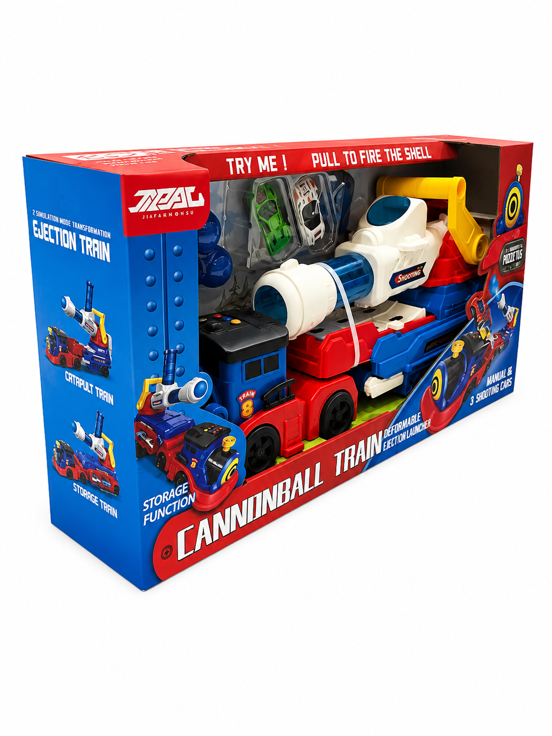 CANNON BALL LAUNCHER TRAIN