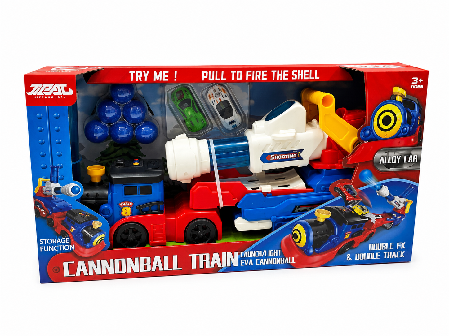 CANNON BALL LAUNCHER TRAIN