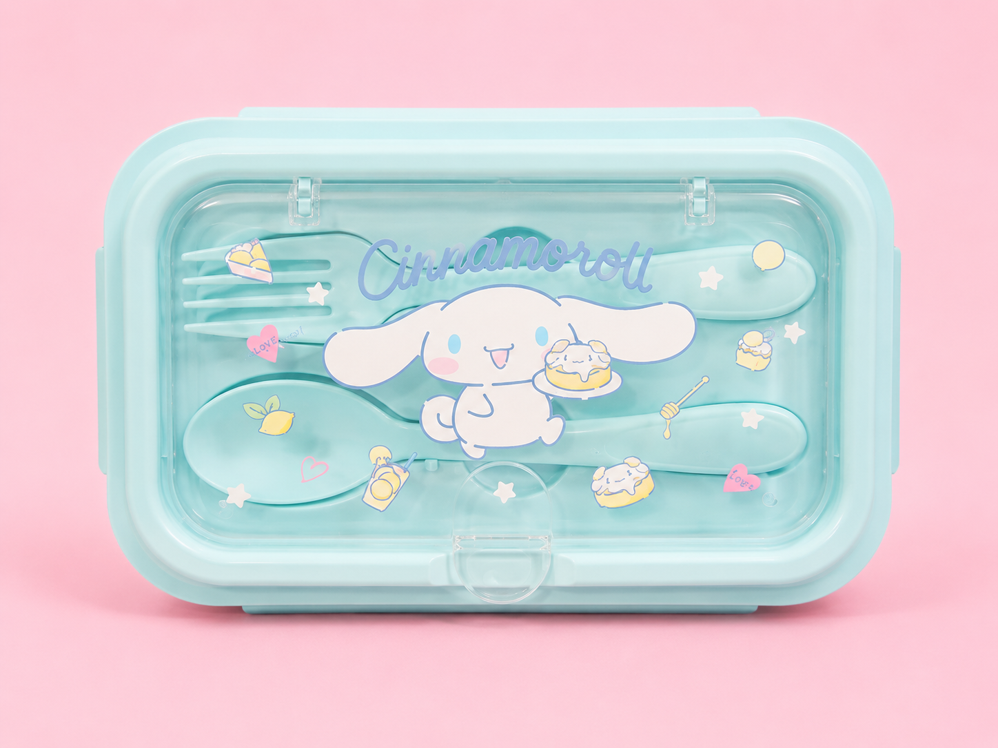 Cinnamoroll Lunch Box w/Cutlery Main image