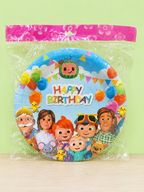 BIRTHDAY PLATES - 10 PCS