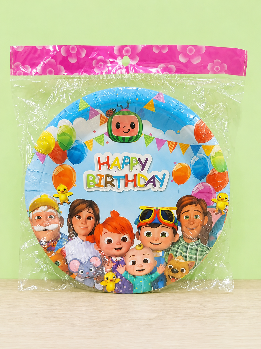 BIRTHDAY PLATES - 10 PCS