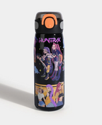 K-POP Huntrix Stainless Steel Water Bottle – 600ml - BLACK