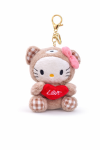 Sanrio Plush Love Heart Keychain