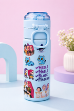 KPOP Huntrix 2 in 1 Stainless Steel Water Bottle – 500ml - Purple