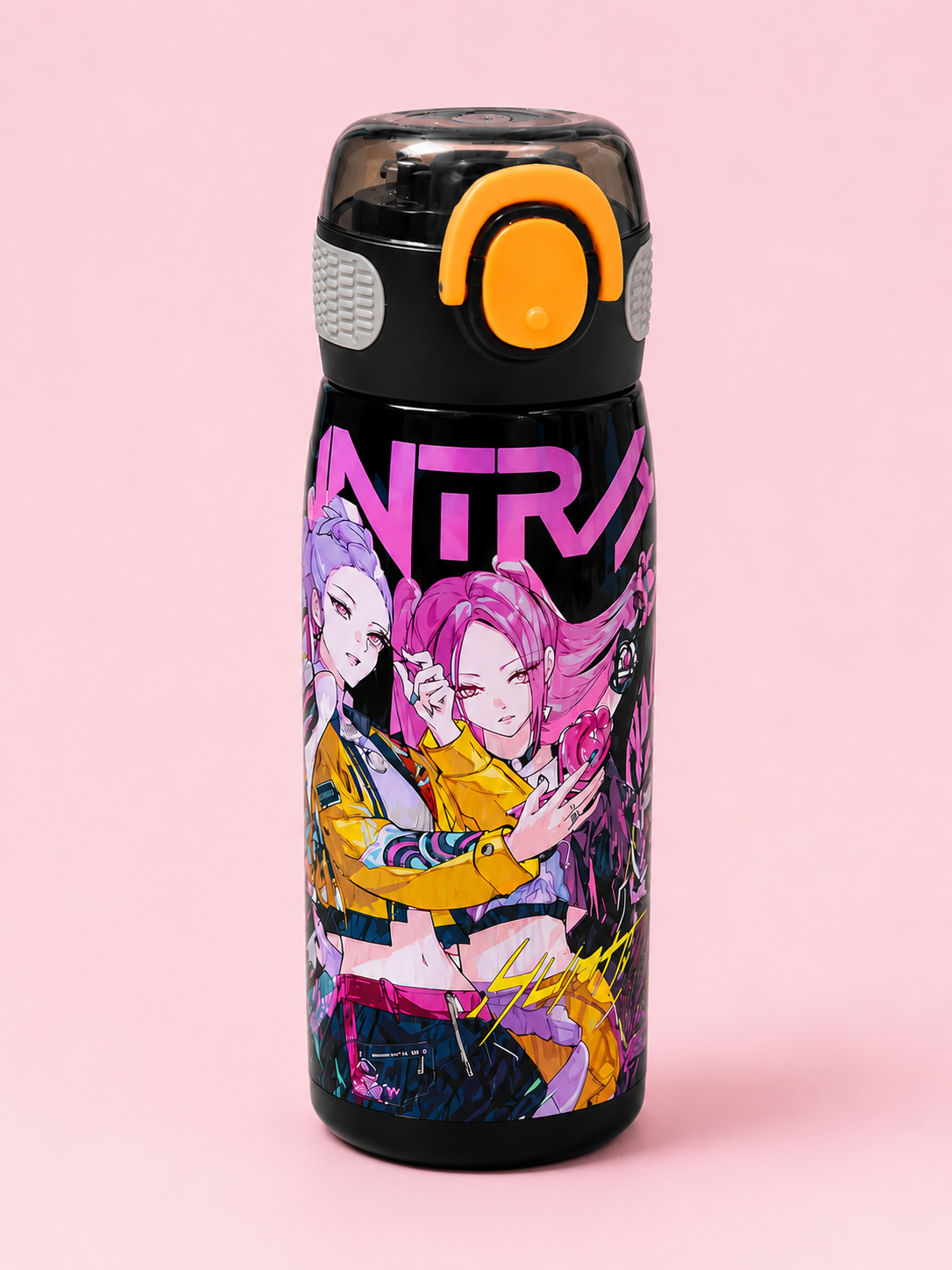 KPOP Huntrix Stainless Steel Water Bottle – 600ml