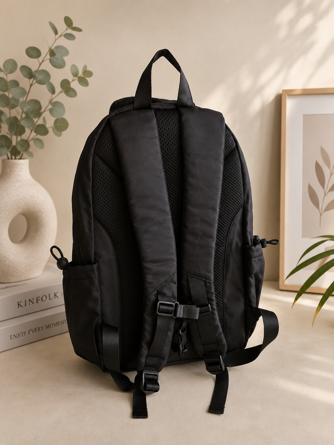 SCHOOL BAG 9613 WHITE BEADS BLACK Secondary image