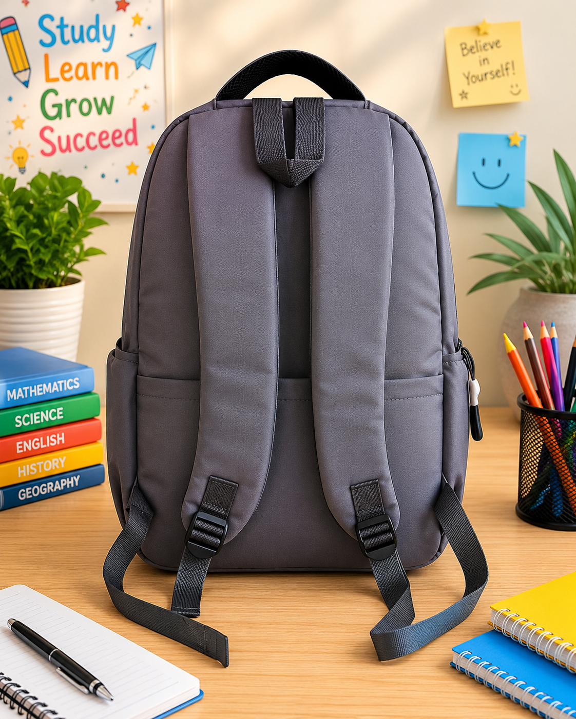 COLLEGE BAG 263 DARK GREY Secondary image