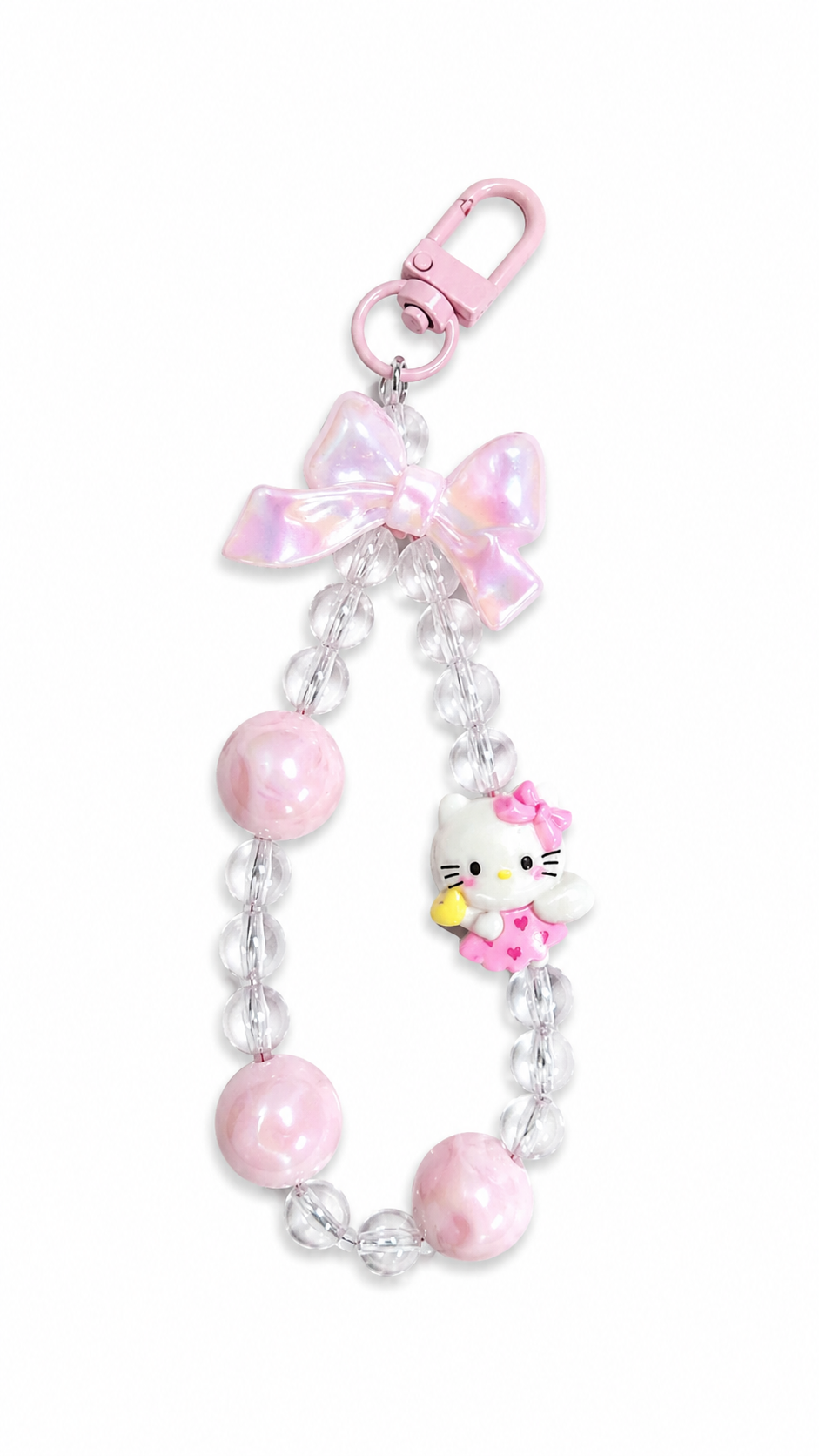 Hello Kitty Beaded Phone Charm
