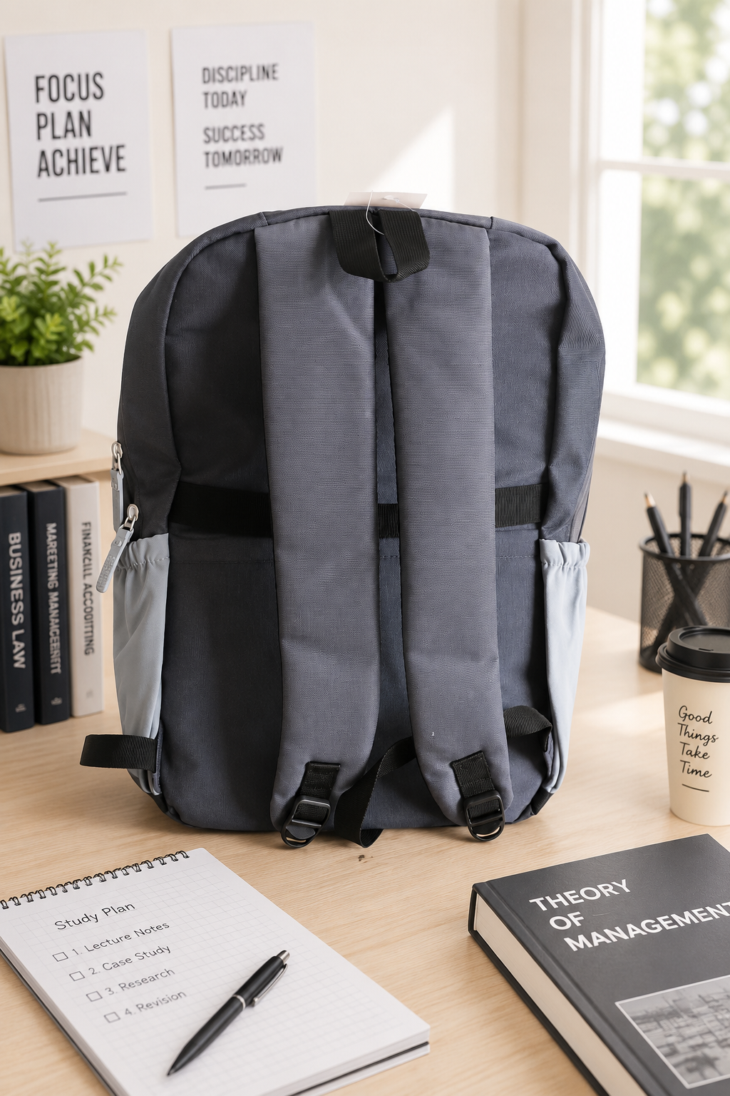 COLLEGE BAG 266 GRAYISH BLUE