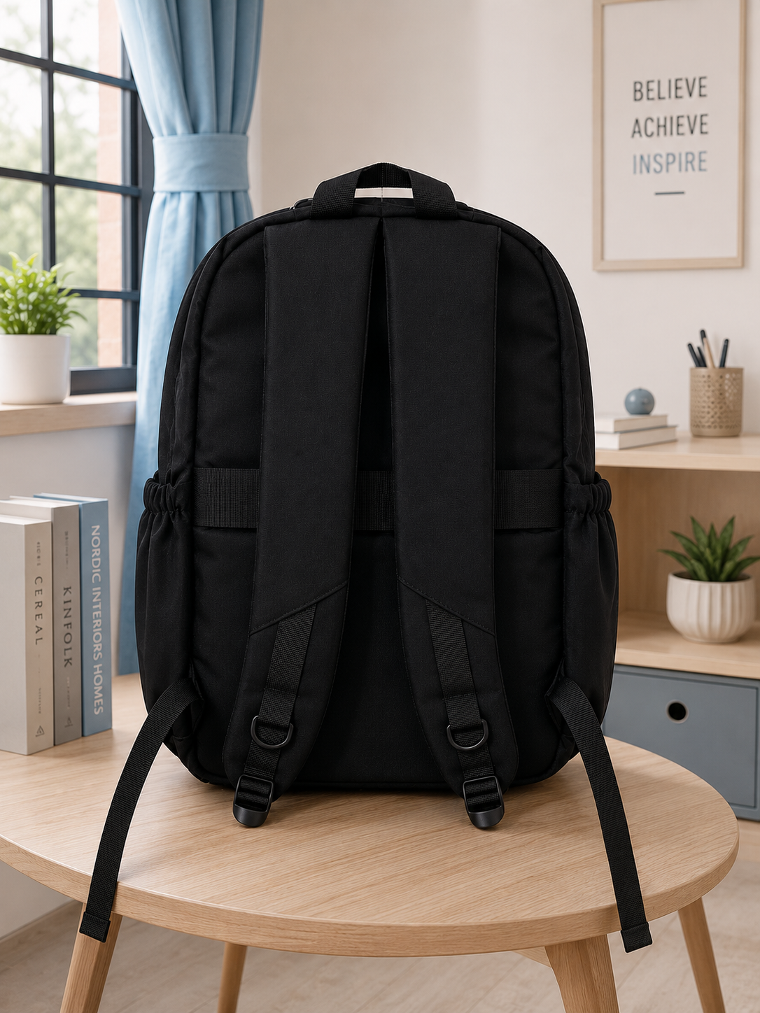COLLEGE BAG 8728 BLACK
