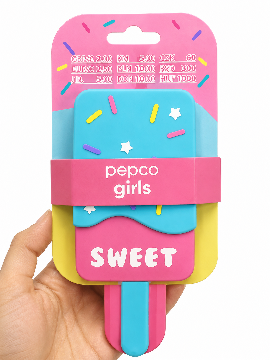 Pepco Girls Sweet Popsicle Hair Brush