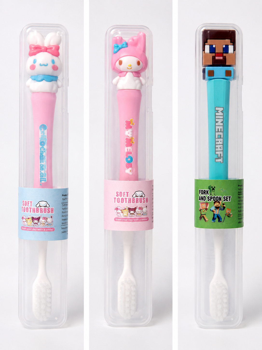 KIDS CHARACTER SOFT BRISTLE TOOTHBRUSH