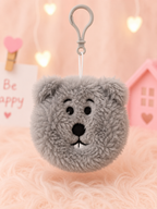 Animal Plushy Coin Keychain