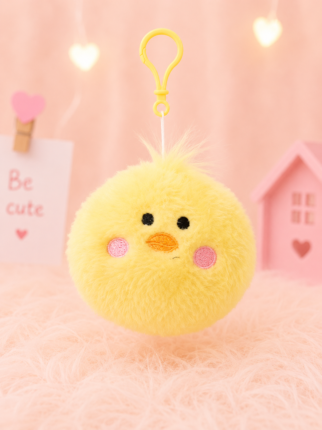 Animal Plushy Coin Keychain