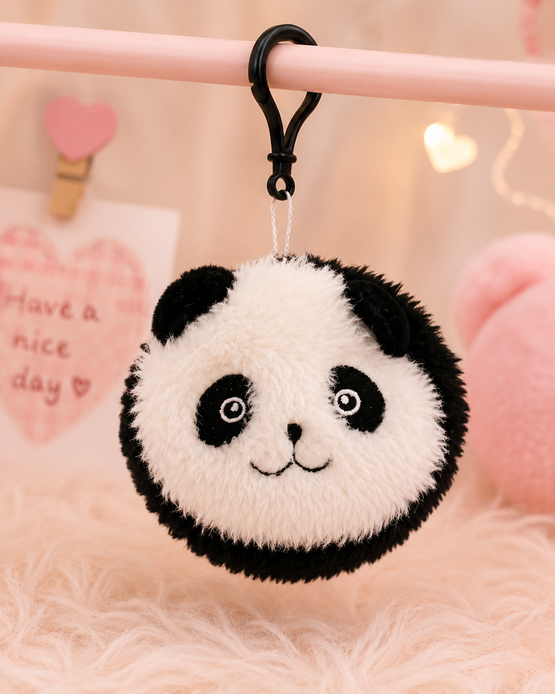Animal Plushy Coin Keychain