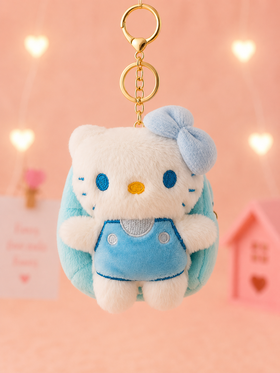 SANRIO VELVET POUCH KEYCHAIN