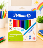 PELIKAN COLOUR PENCILS BOX 24'S
