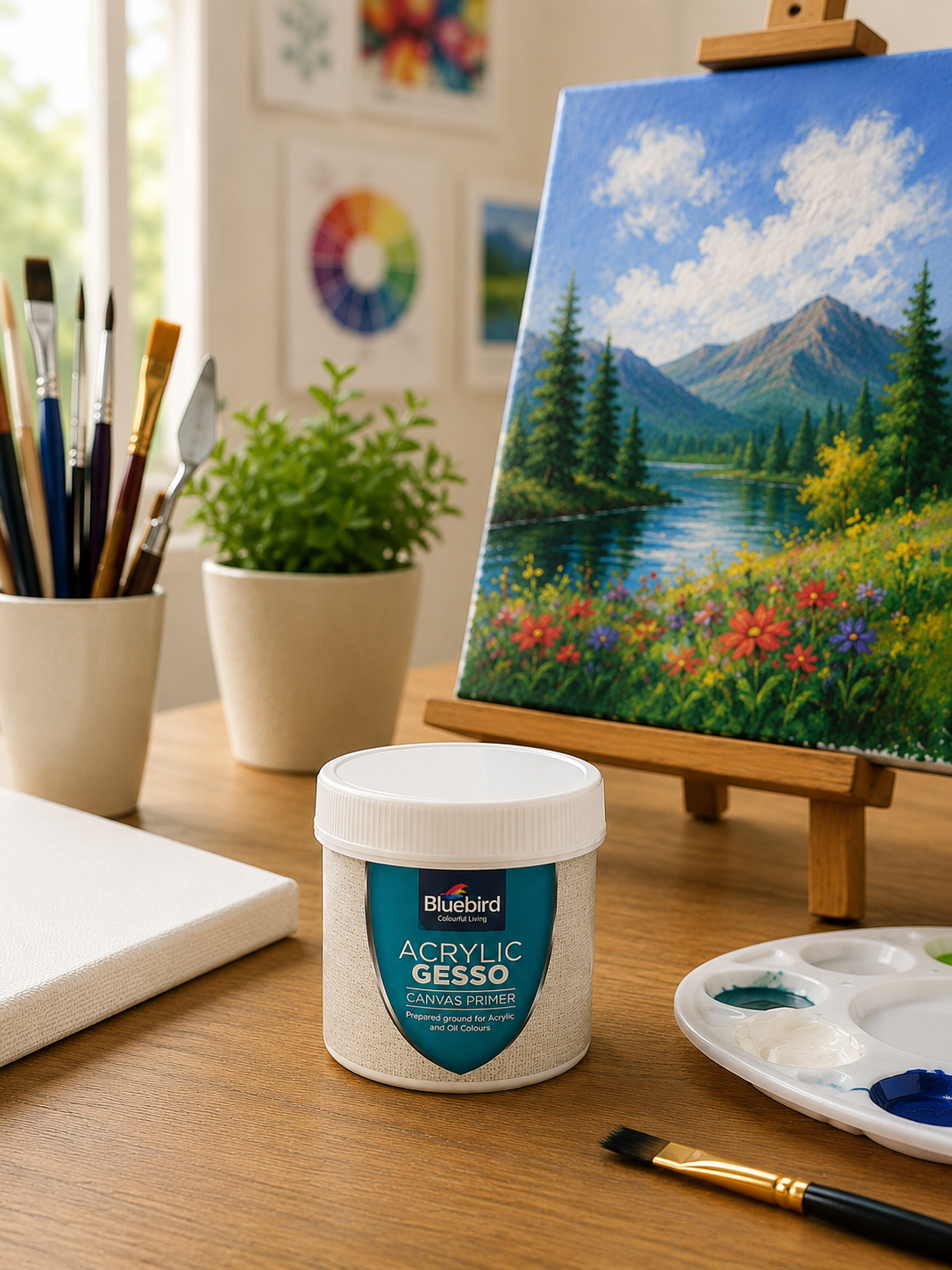 BLUEBIRD ACRYLIC GESSO PRIMER - 150 gm