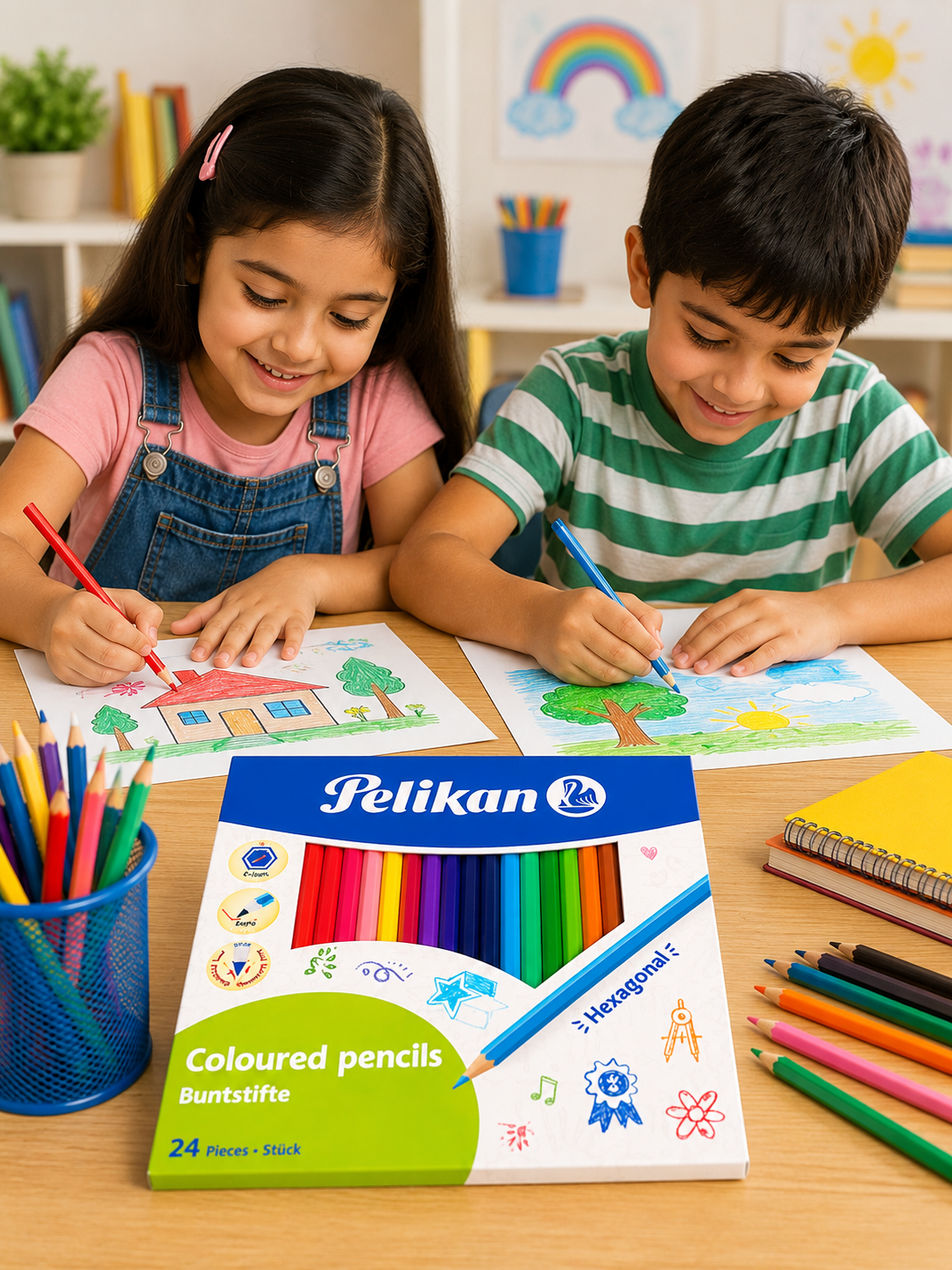 PELIKAN COLOUR PENCILS BOX 24'S