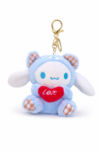 Sanrio Plush Love Heart Keychain
