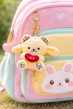Sanrio Plush Love Heart Keychain