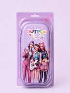 KPOP Huntrix Hard Shell Pencil Case - 4 x 9 Inches