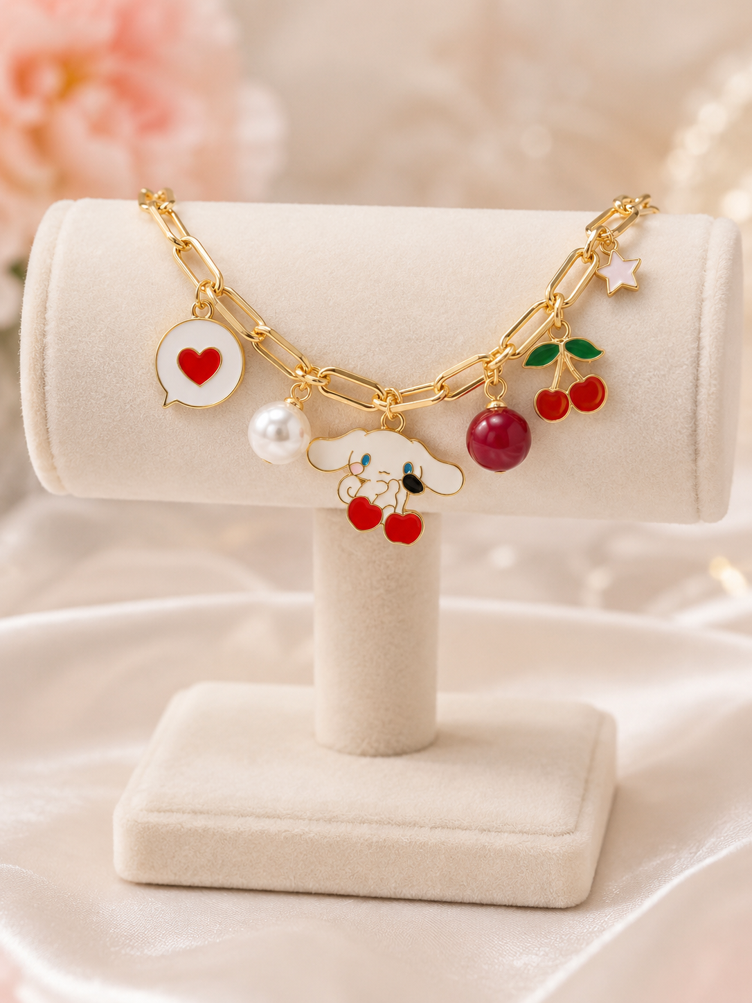 Cherry Charm Bracelet