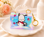 Pochacco Holographic Mini Coin Pouch Keychain