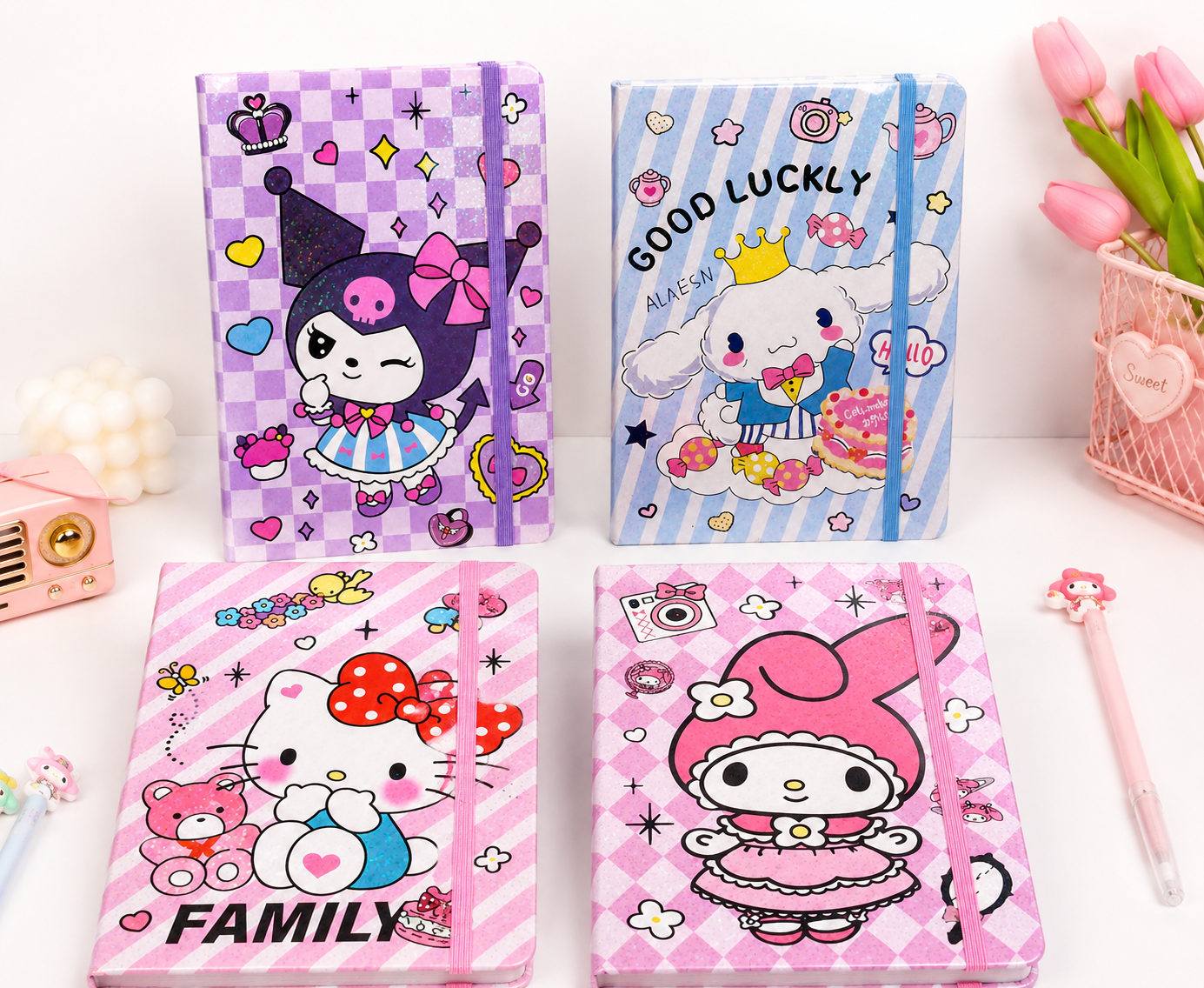Sanrio Glitter Diary