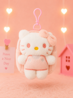 SANRIO VELVET POUCH KEYCHAIN