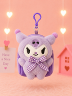 SANRIO VELVET POUCH KEYCHAIN