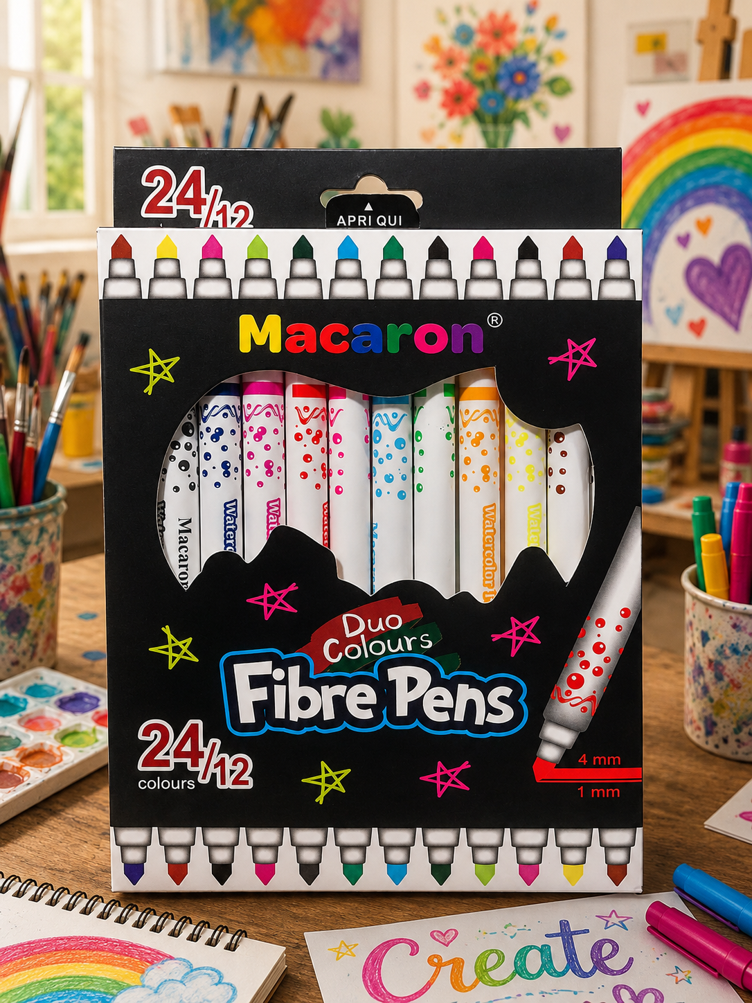 MACARON FIBRE PEN