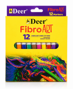 DEER FIBRO ART MARKERS 12